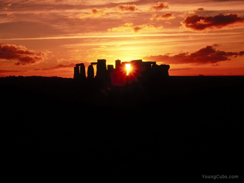 Stonehenge at Sunset, Wiltshire, United Kingdom